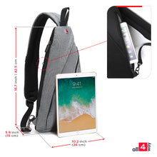 Load image into Gallery viewer, Sling Bag Crossbody Backpack | Everyday Sling Bag | Sling Backpack