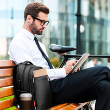 Load image into Gallery viewer, Laptop Backpack for Business & Travel. Men - Women SWISS Design with USB 17"