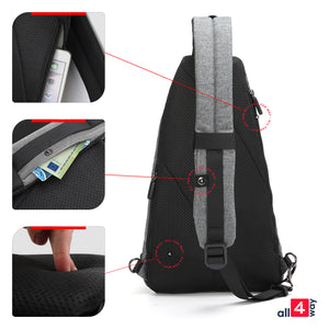 Sling Bag Crossbody Backpack | Everyday Sling Bag | Sling Backpack