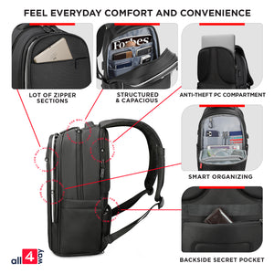 Laptop Backpack | Waterproof Backpack | Black Backpack 