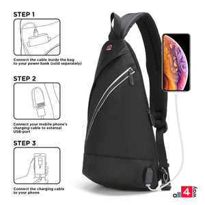 Sling backpack | Sling Bag Crossbody Backpack | Everyday Sling Bag