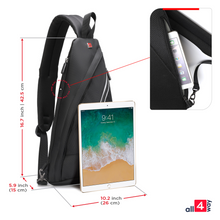 Load image into Gallery viewer, Sling backpack | Sling Bag Crossbody Backpack | Everyday Sling Bag
